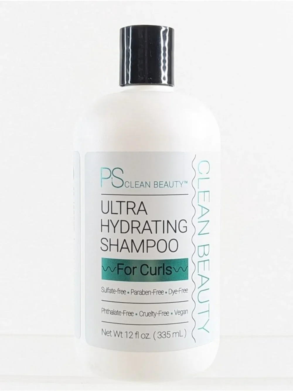 PS Clean Beauty Ultra Hydrating Shampoo for Curls 12 oz Sulfate-Free - NEW